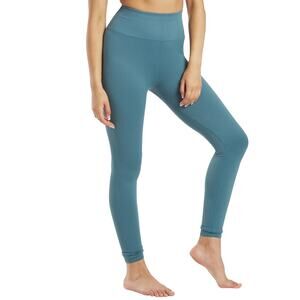 Spiritual Gangster Size M/L Jade Green Metta Yoga Leggings Ribbed N3-2